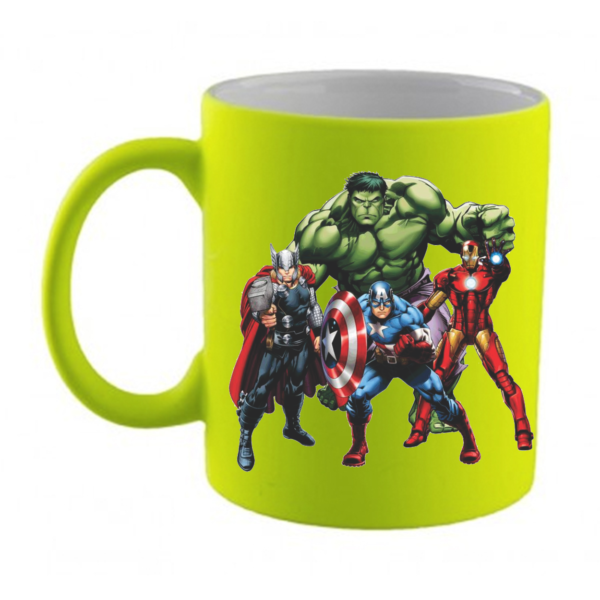 Taza fluorescente