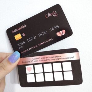 Tarjetas de fidelidad 1 cara