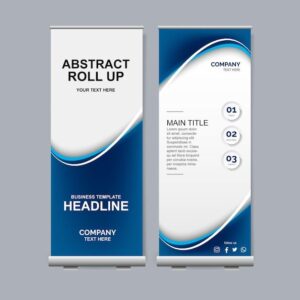 Display tipo RollUp de 80x200cm
