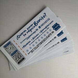 Volantes 1/3 carta papel bond