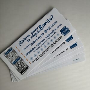 Volantes 1/3 carta papel bond