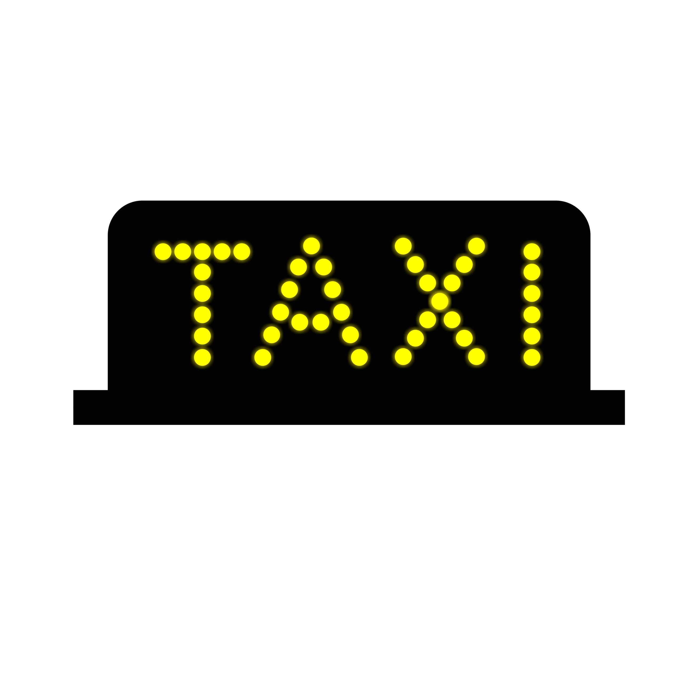 Rotulo encajuelado temática TAXI