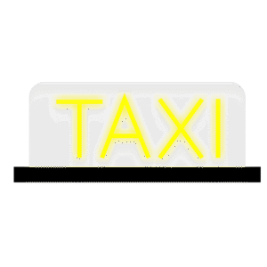 Rotulo neon TAXI