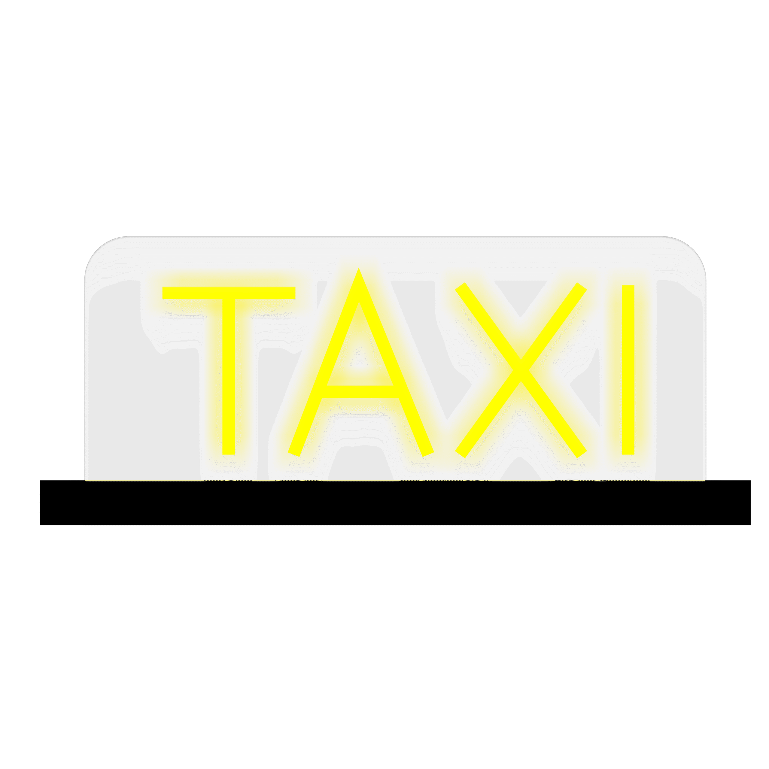 Rotulo neon TAXI