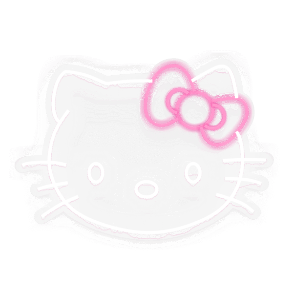 Rótulo Neón "Hello Kitty"