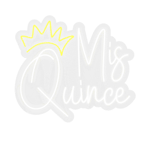 Rótulo Neón "Mis quince"