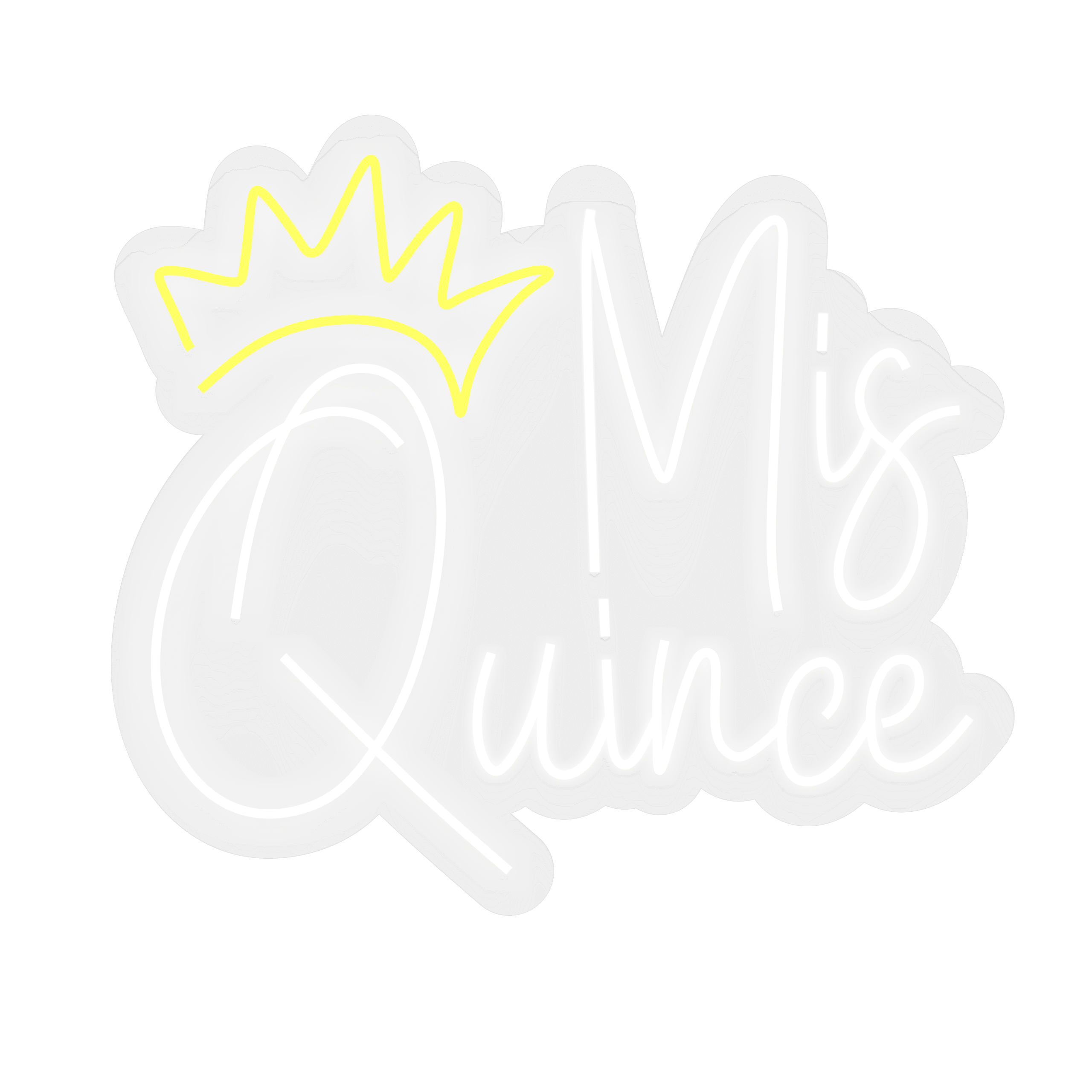 Rótulo Neón "Mis quince"