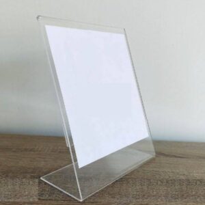 Exhibidor tamaño carta inclinado