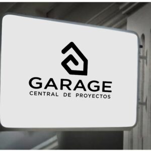 Caja de luz led rectangular de acrilico