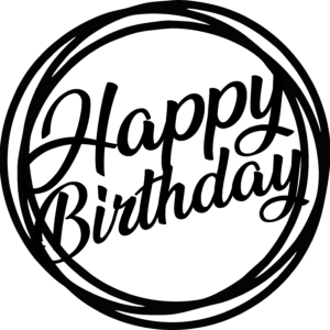 Rótulo decorativo circular