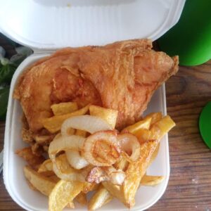 Pollo rostizado grande