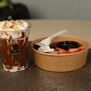 Fresas con crema de 12onz