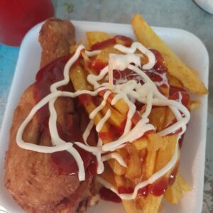 Pollo rostizado mediano