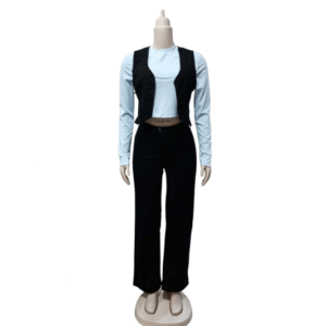 Conjunto chaleco y pantalón de lona