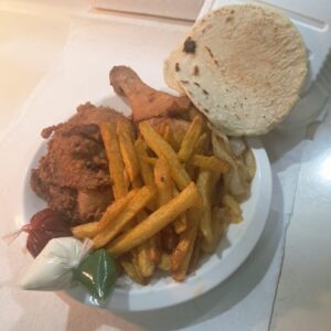 Pollo rostizado grande